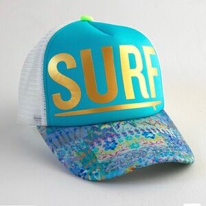 NATURAL LIFE Blue and Gold Surf Hat Snapback